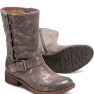 Sofft Belmont Metallic Suede Bootie, sz 6, NWOT